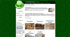 Desktop Screenshot of continentalwood.hu