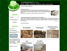 Tablet Screenshot of continentalwood.hu